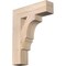 Ekena Millwork Balboa Block Smooth Bracket, Douglas Fir, 3 1/2"W x 14"D x 18"H BKT04X14X18BOA05SDF - alternate 1